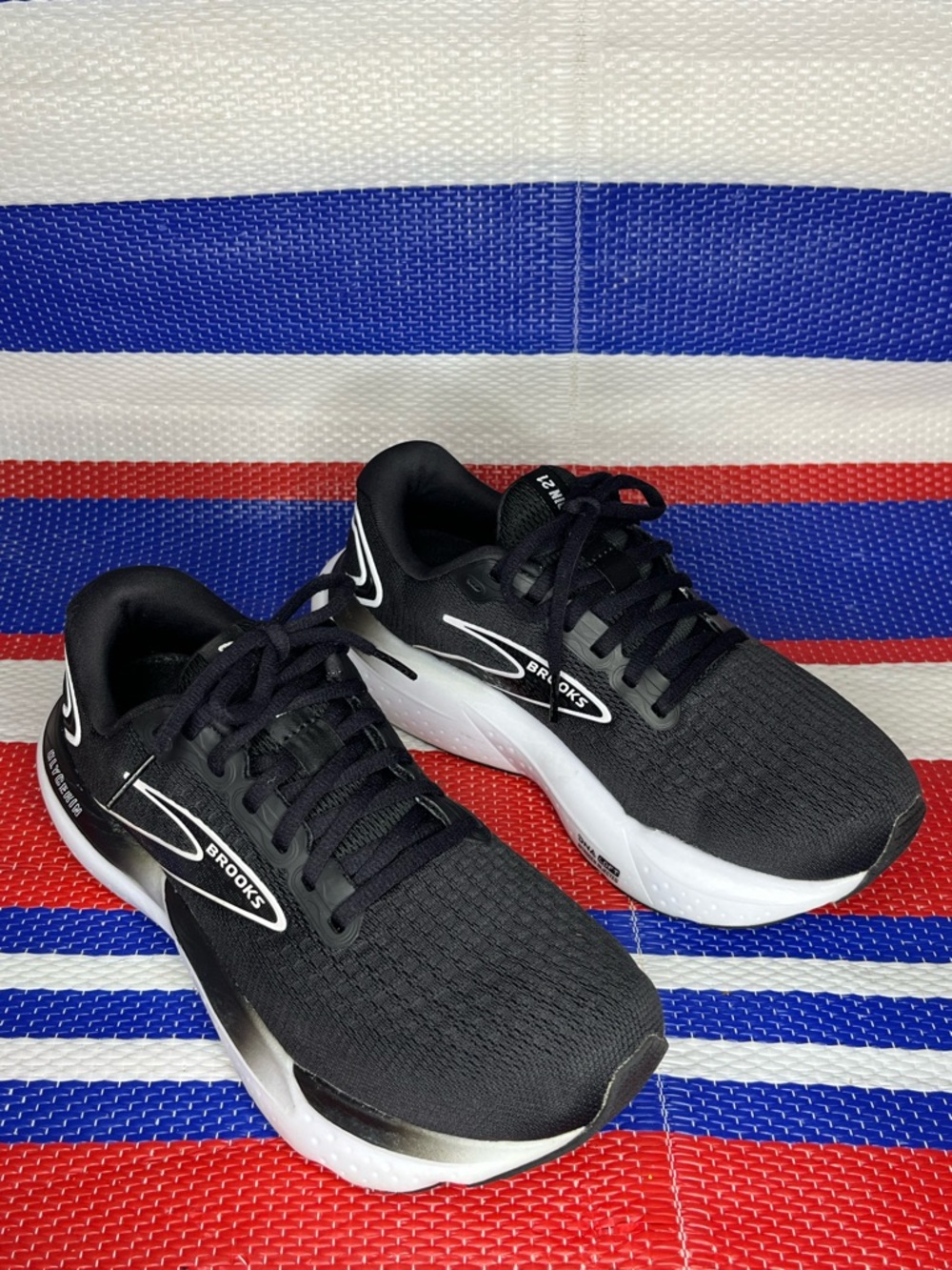 Brooks Womens Glycerin 21 1204081B090 Black Running Shoes Sneakers Size 7 B - Picture 8 of 12